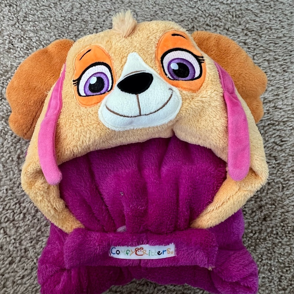 Pink and Orange Dog Blanket